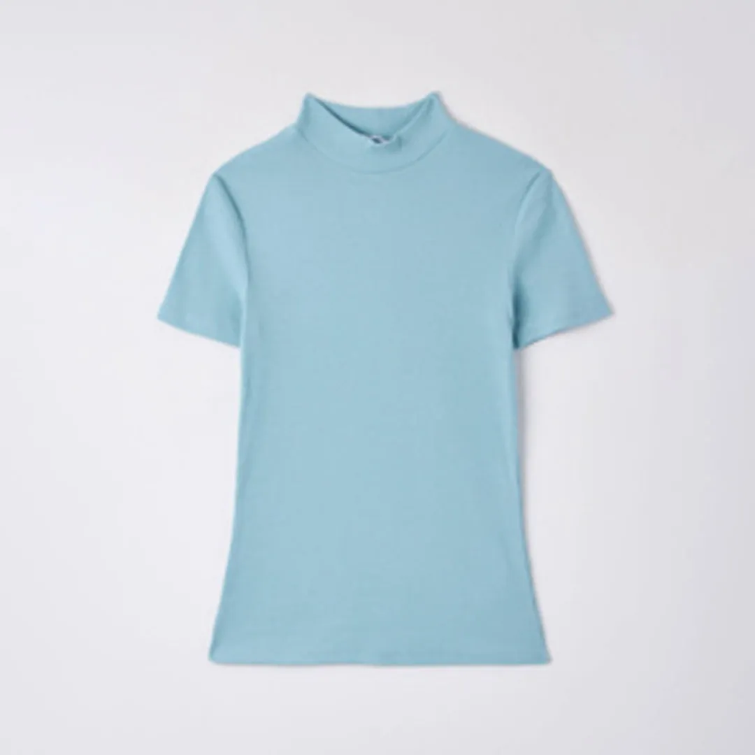 Mock Neck T-Shirt