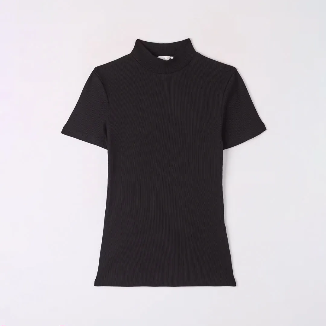 Mock Neck T-Shirt