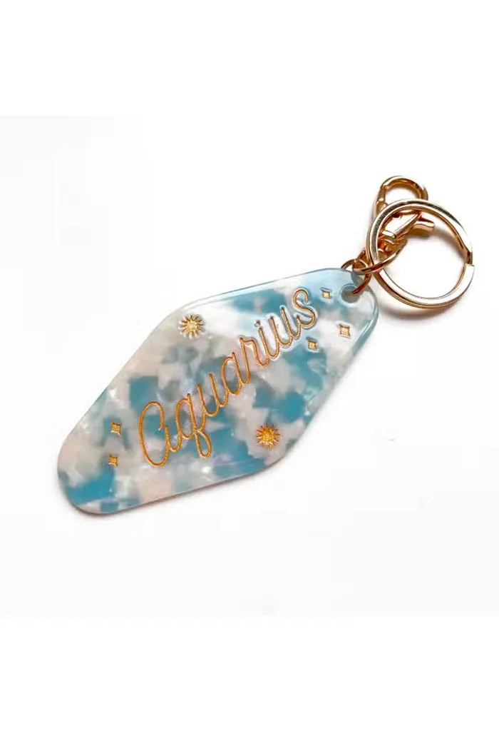 Motel Keychain-Aquarius