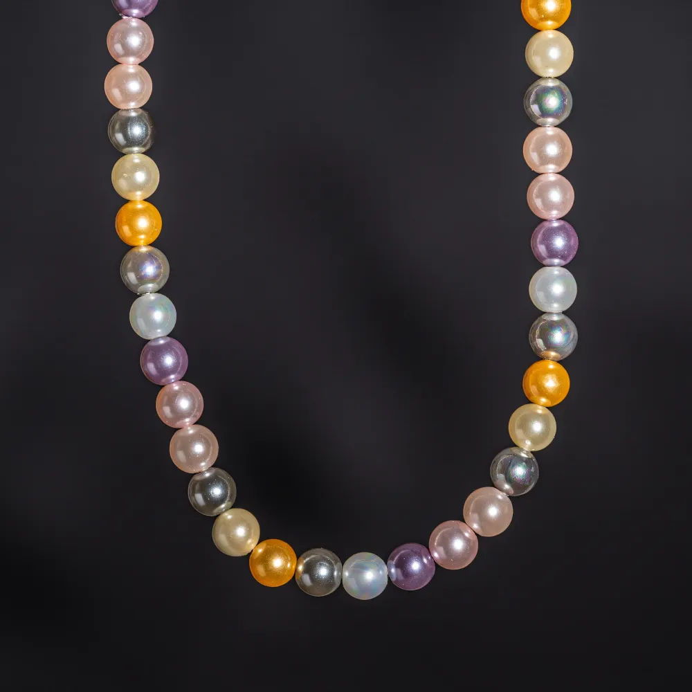 Multi Colour Pearl Chain (6MM)