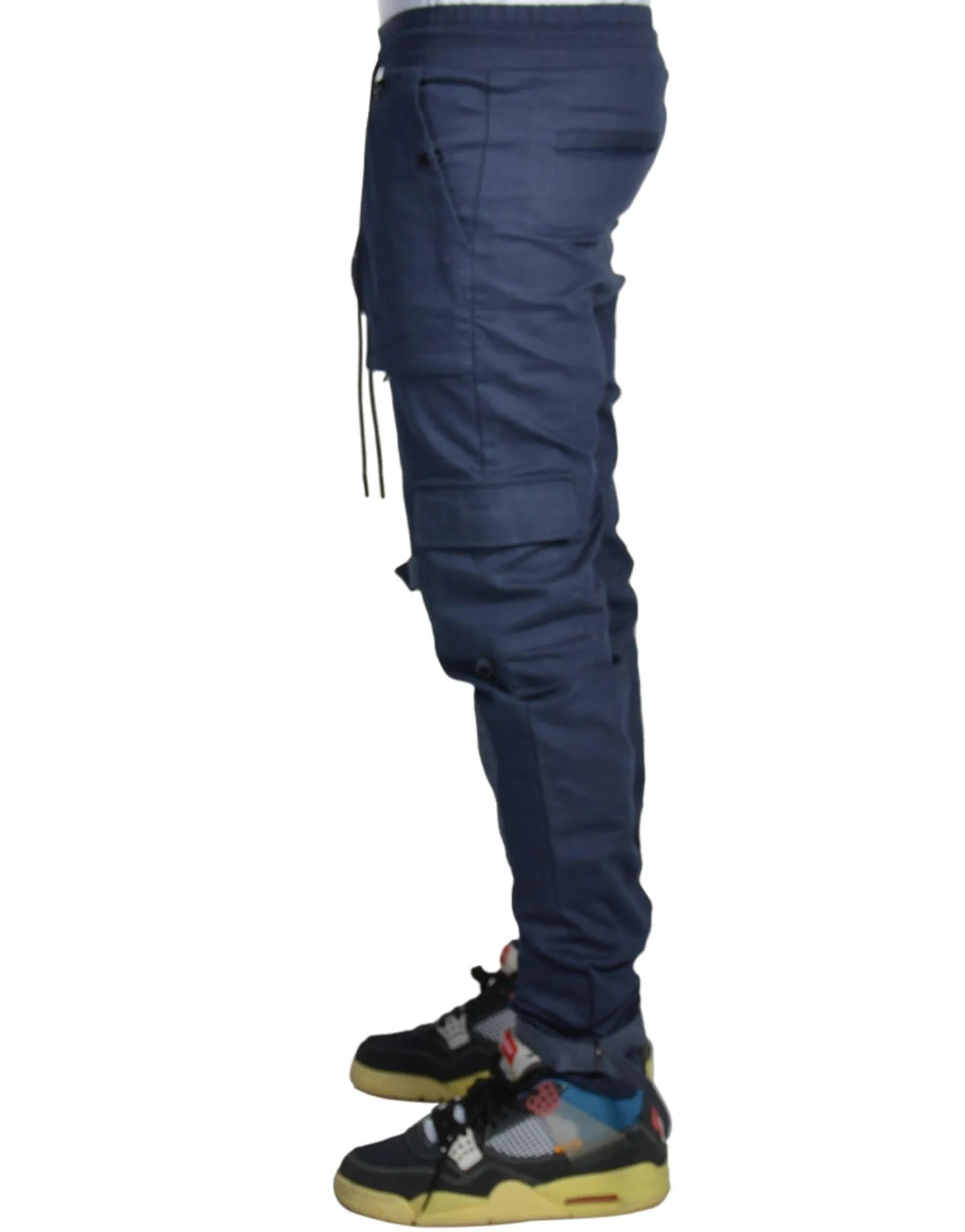 New Sphere Pouch Strap Cargo Pants (Navy) /C7