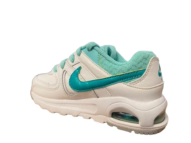 Nike girls' sneakers shoe Air Max Command Flex 844356 133 white