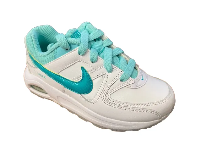 Nike girls' sneakers shoe Air Max Command Flex 844356 133 white