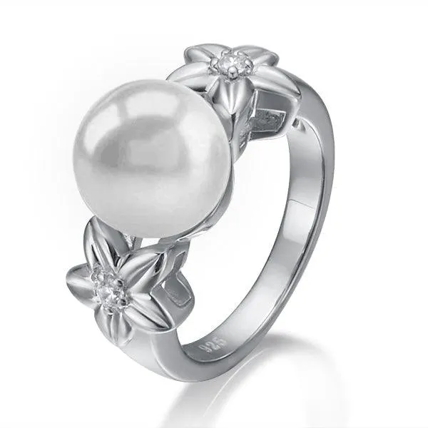 Pearl Plumeria Bloom Ring