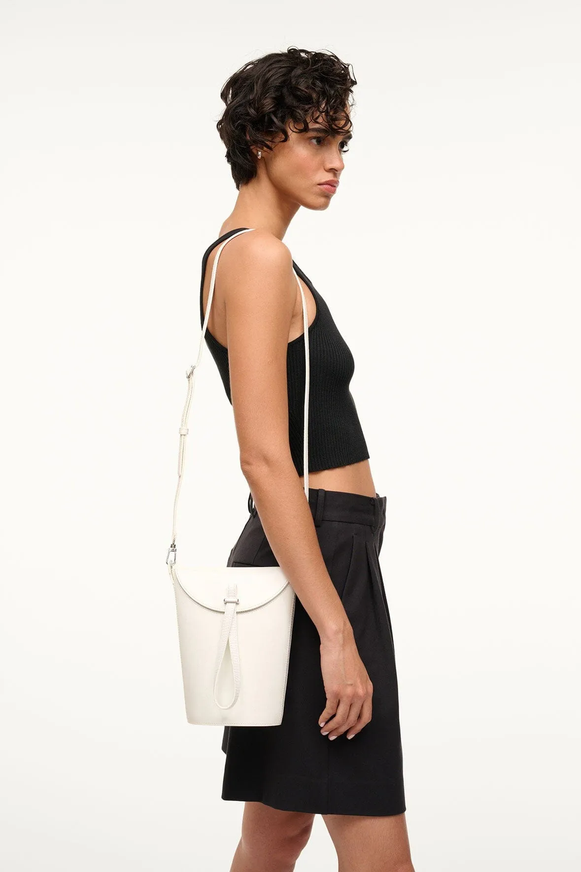 PHOEBE CONVERTIBLE BUCKET BAG | PAPER