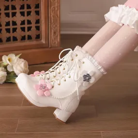 Pretty Flowers Boots PN6181