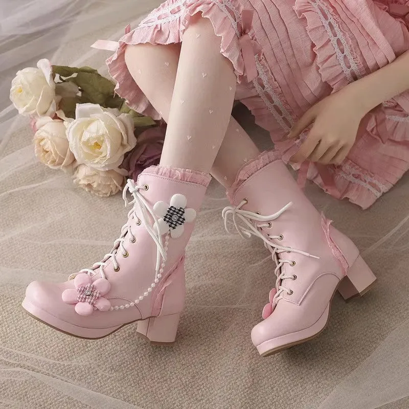 Pretty Flowers Boots PN6181