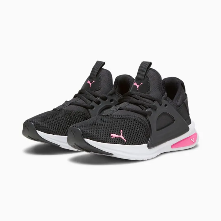 PUMA JUNIOR ENZO BLACK/PINK SHOES