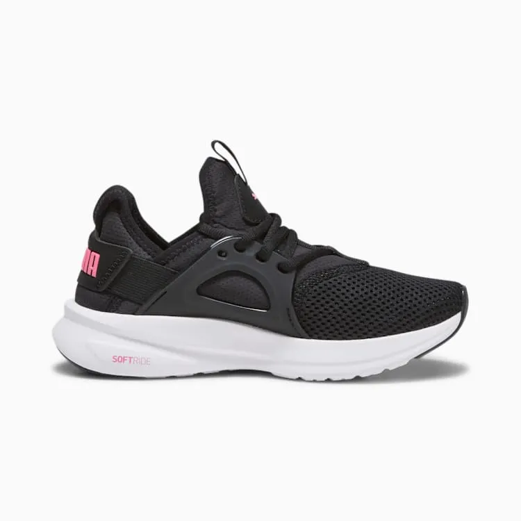 PUMA JUNIOR ENZO BLACK/PINK SHOES