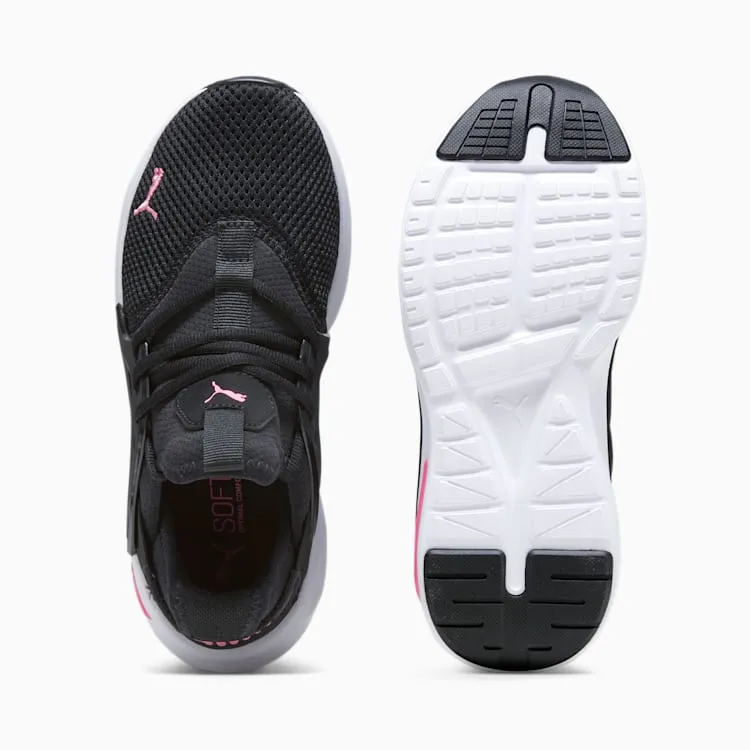 PUMA JUNIOR ENZO BLACK/PINK SHOES