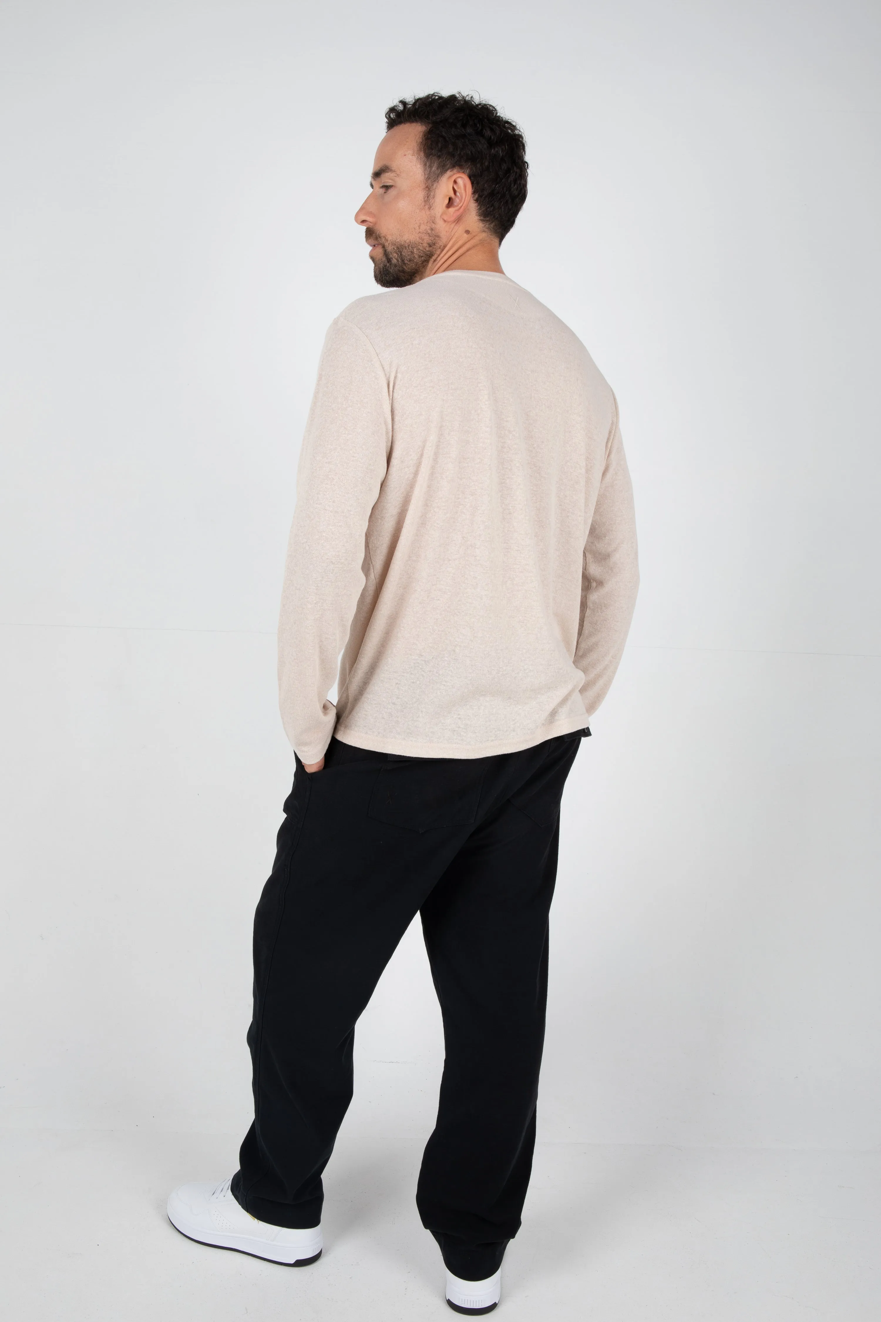 RAES LONG SLEEVE - OATMEAL