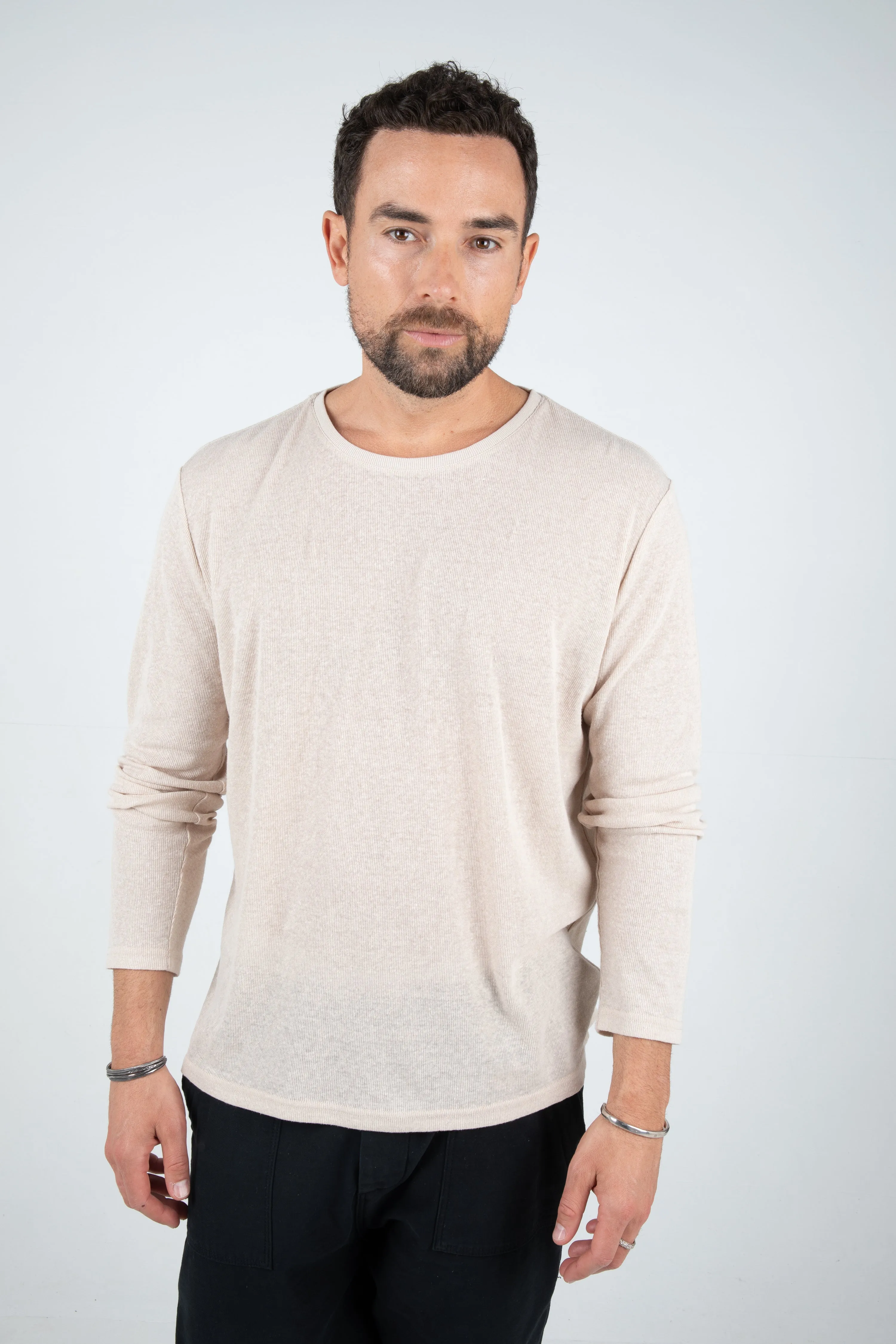 RAES LONG SLEEVE - OATMEAL