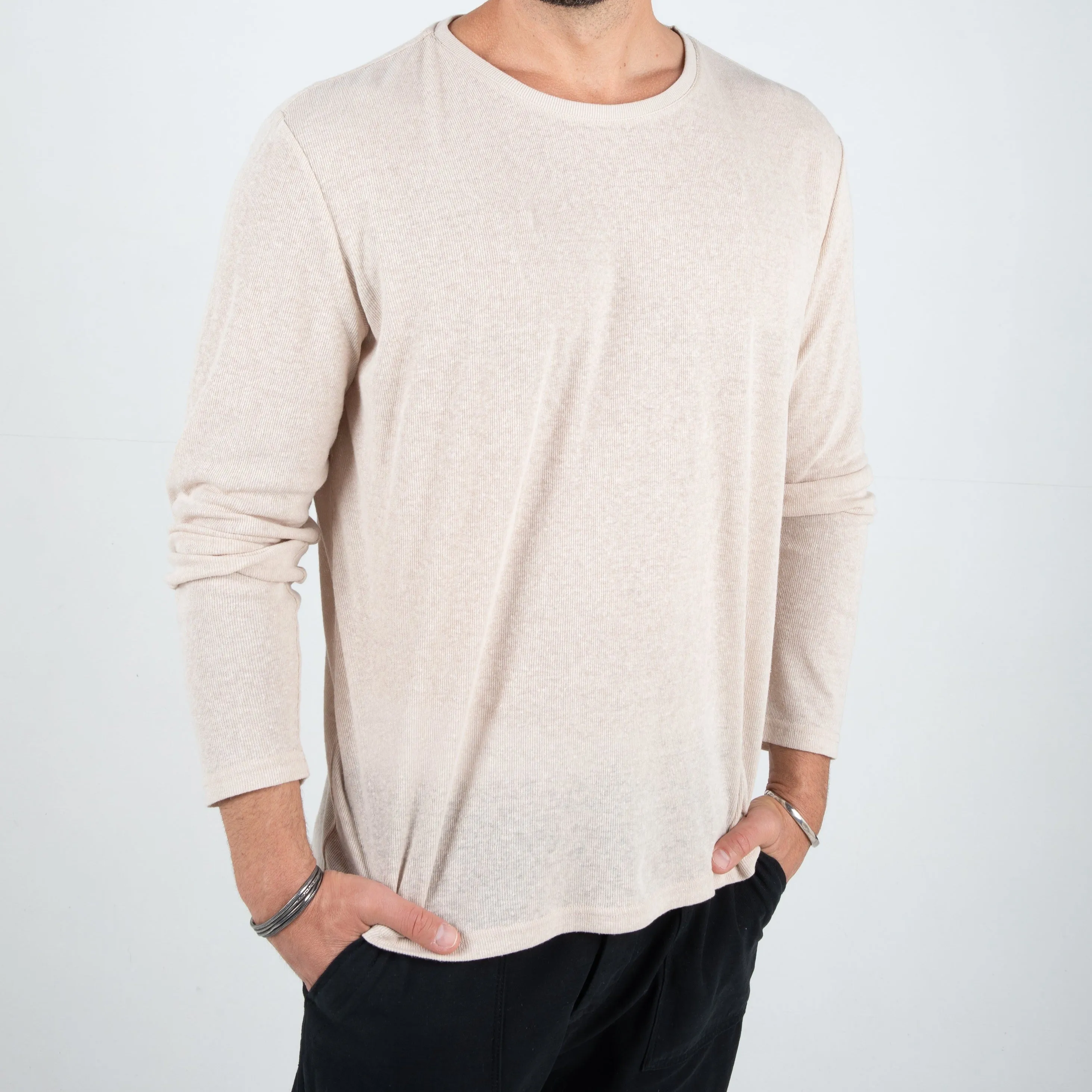 RAES LONG SLEEVE - OATMEAL