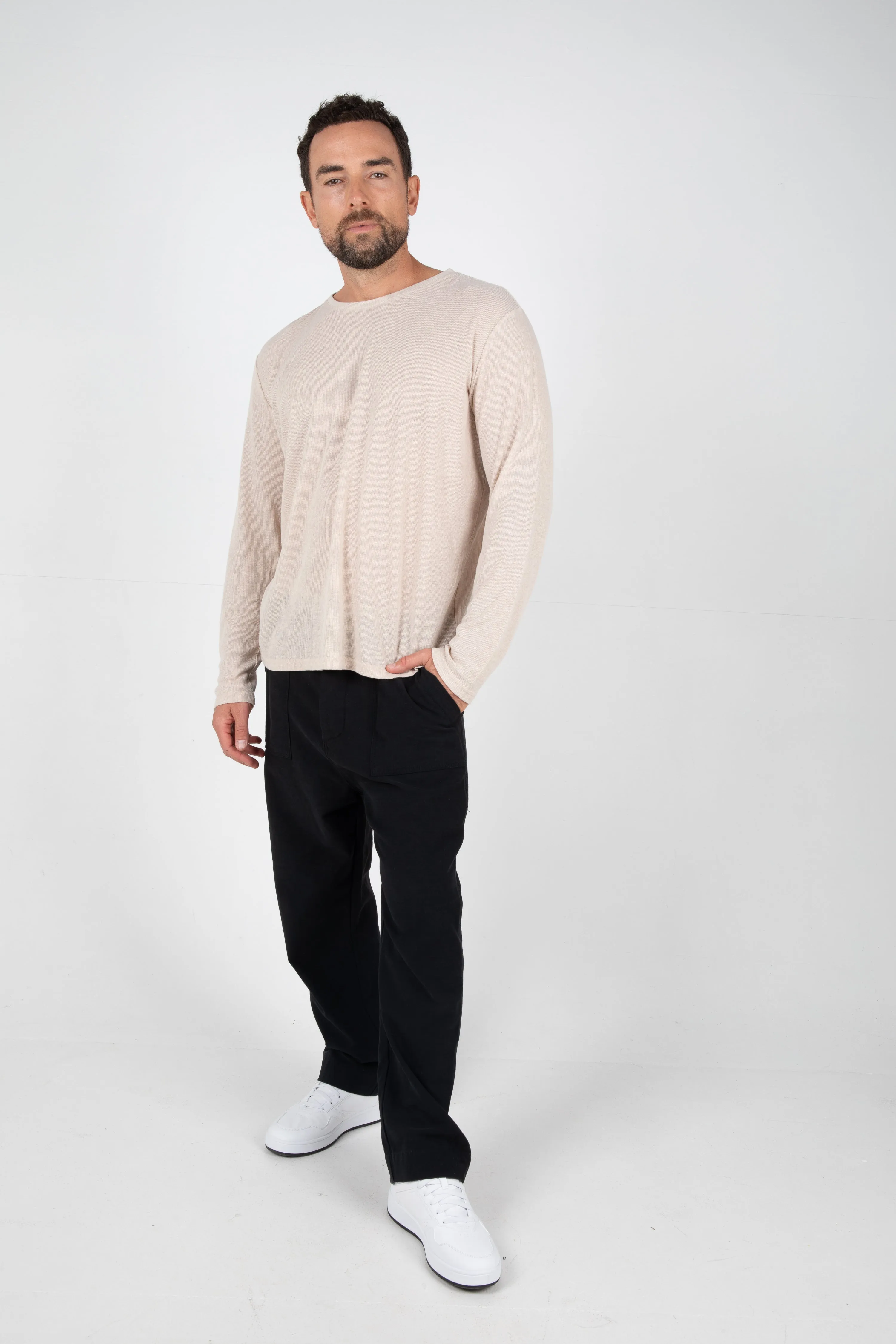 RAES LONG SLEEVE - OATMEAL