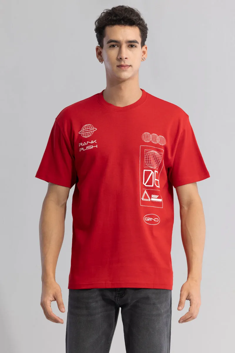 Rank Push Red T-Shirt