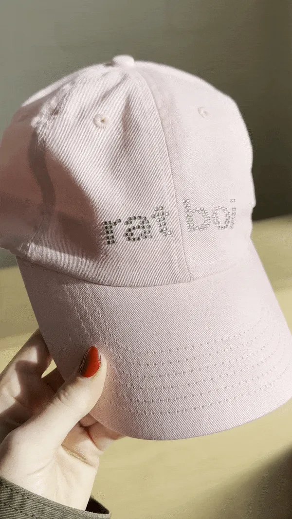 RAT BOI RHINESTONE HAT IN PETAL