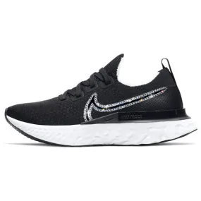 React Infinity Run Flyknit Women (Black/ White)