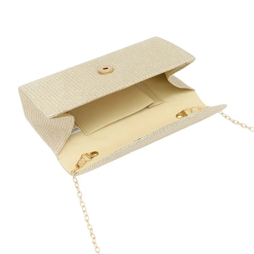 Sparkle Envelope Evening Clutch Bag Crossbody Bag