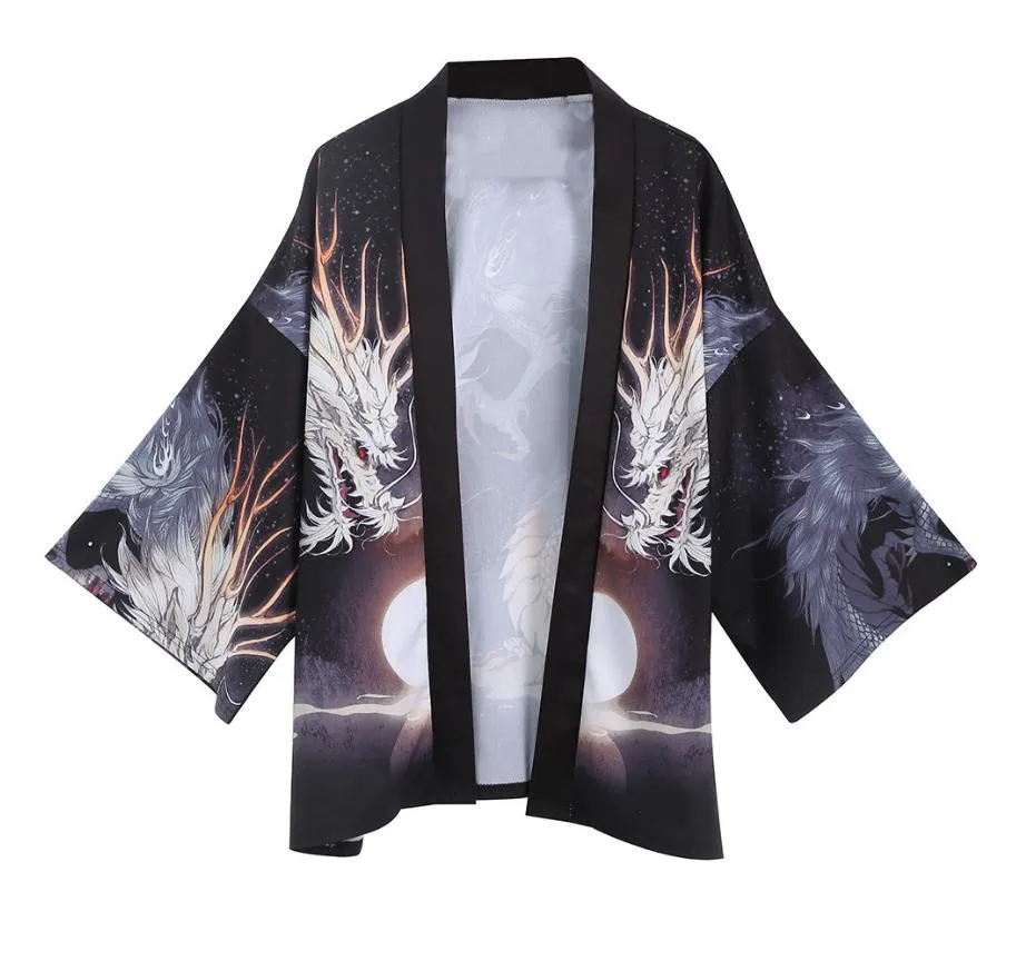 The Sun Dragon Kimono Shirt | Anime Kimono