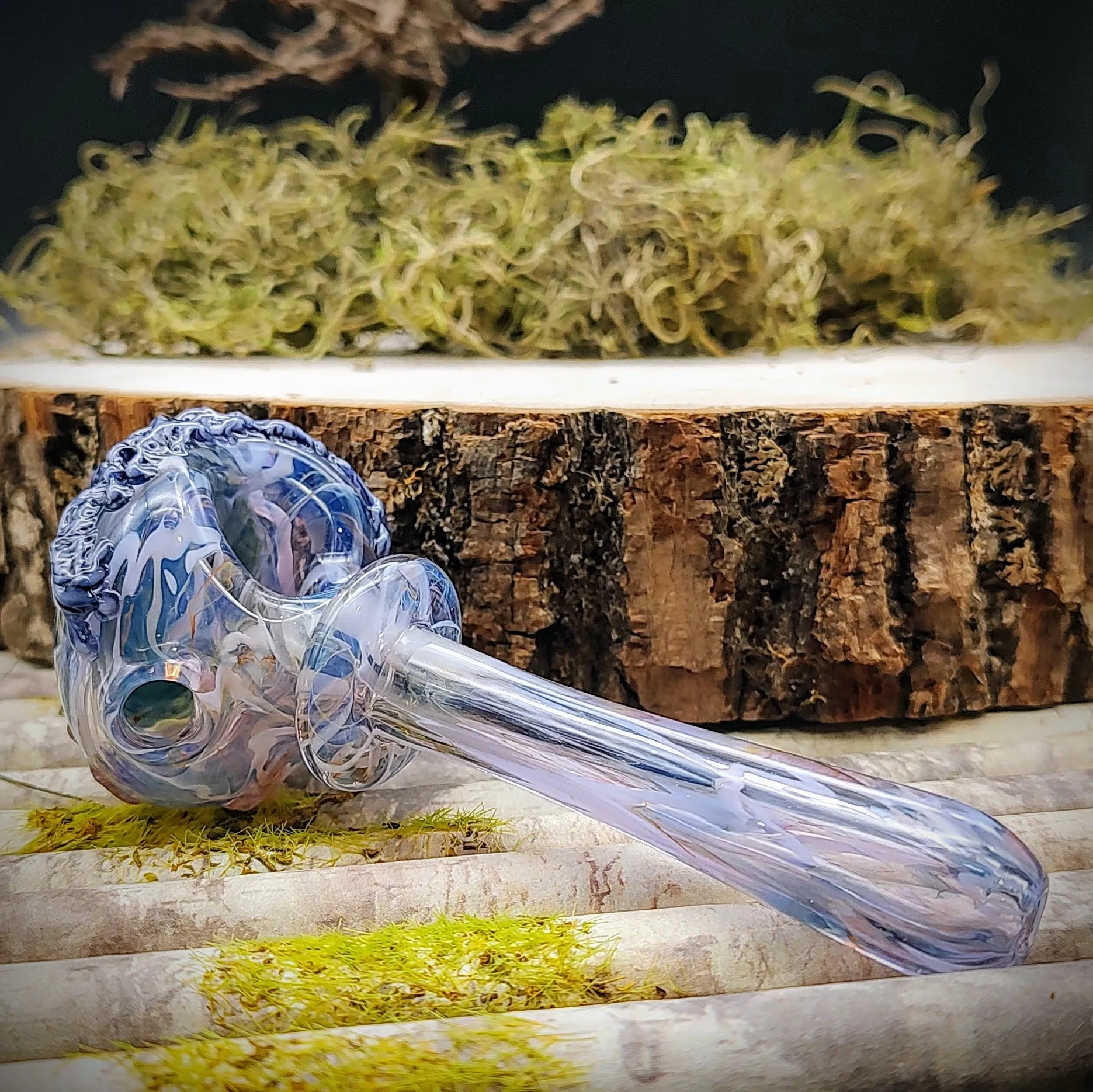 Tree Marbled Hand Pipe (Ready to Ship)