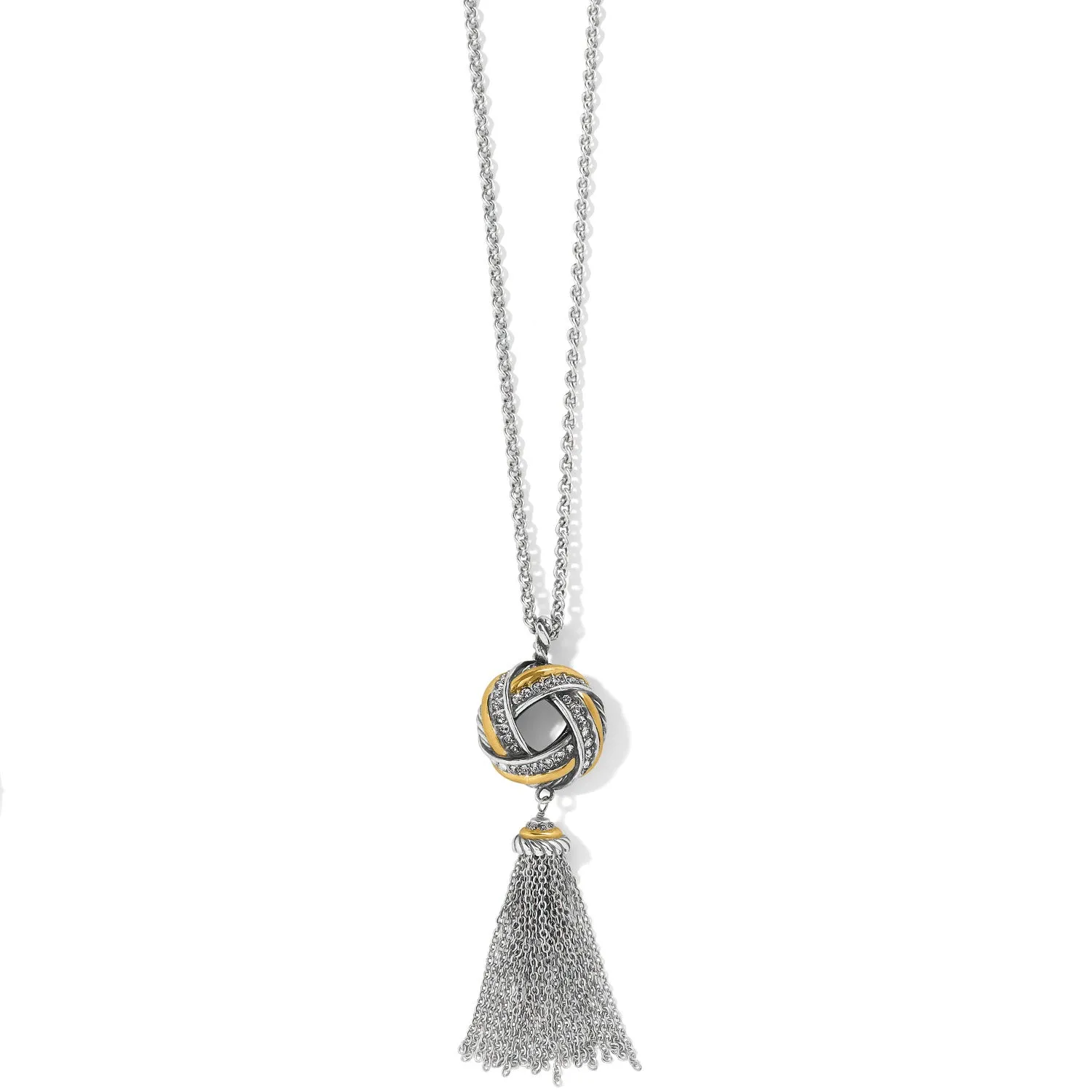 Tres Twist Long Necklace