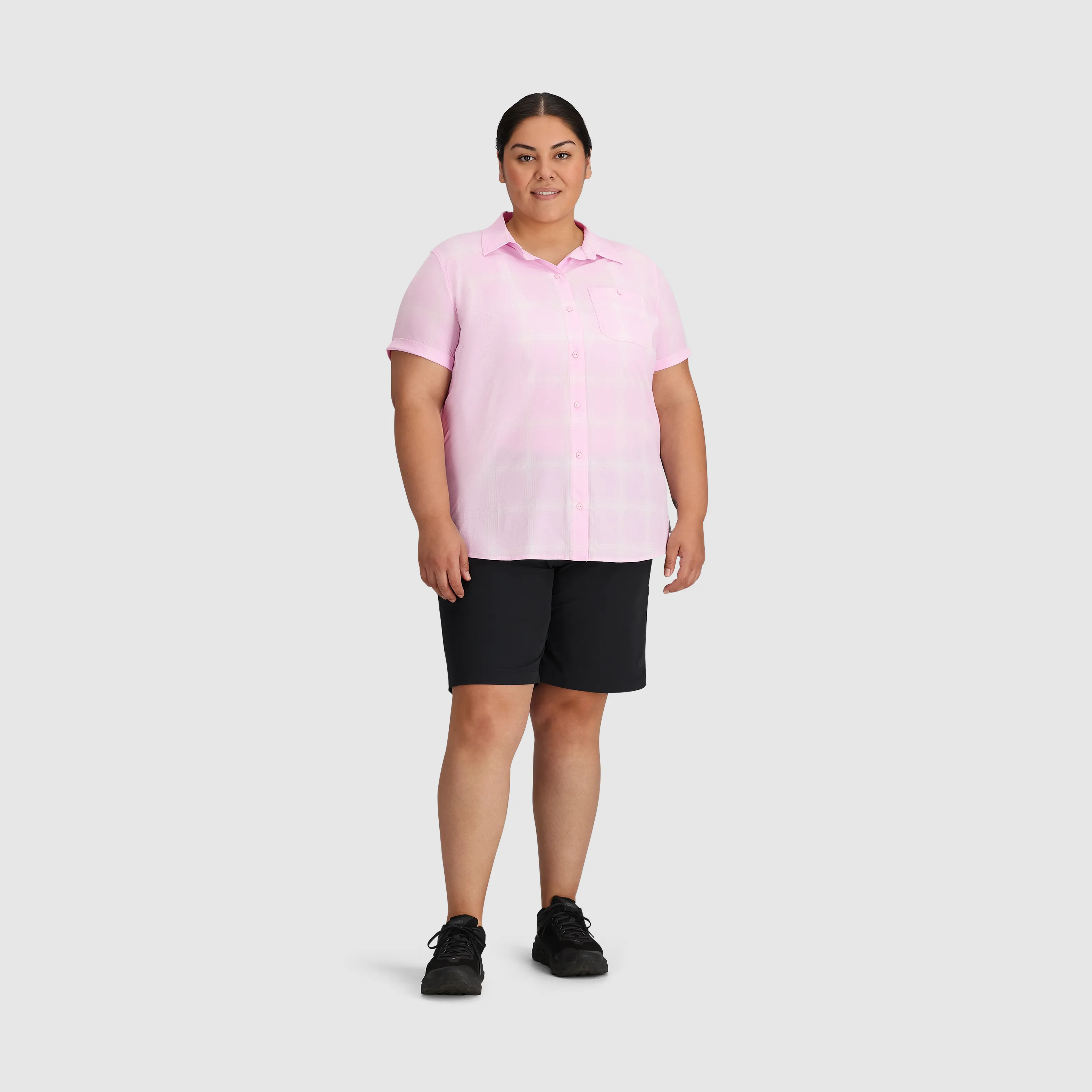 Women's Astroman Short Sleeve Sun Shirt-Plus