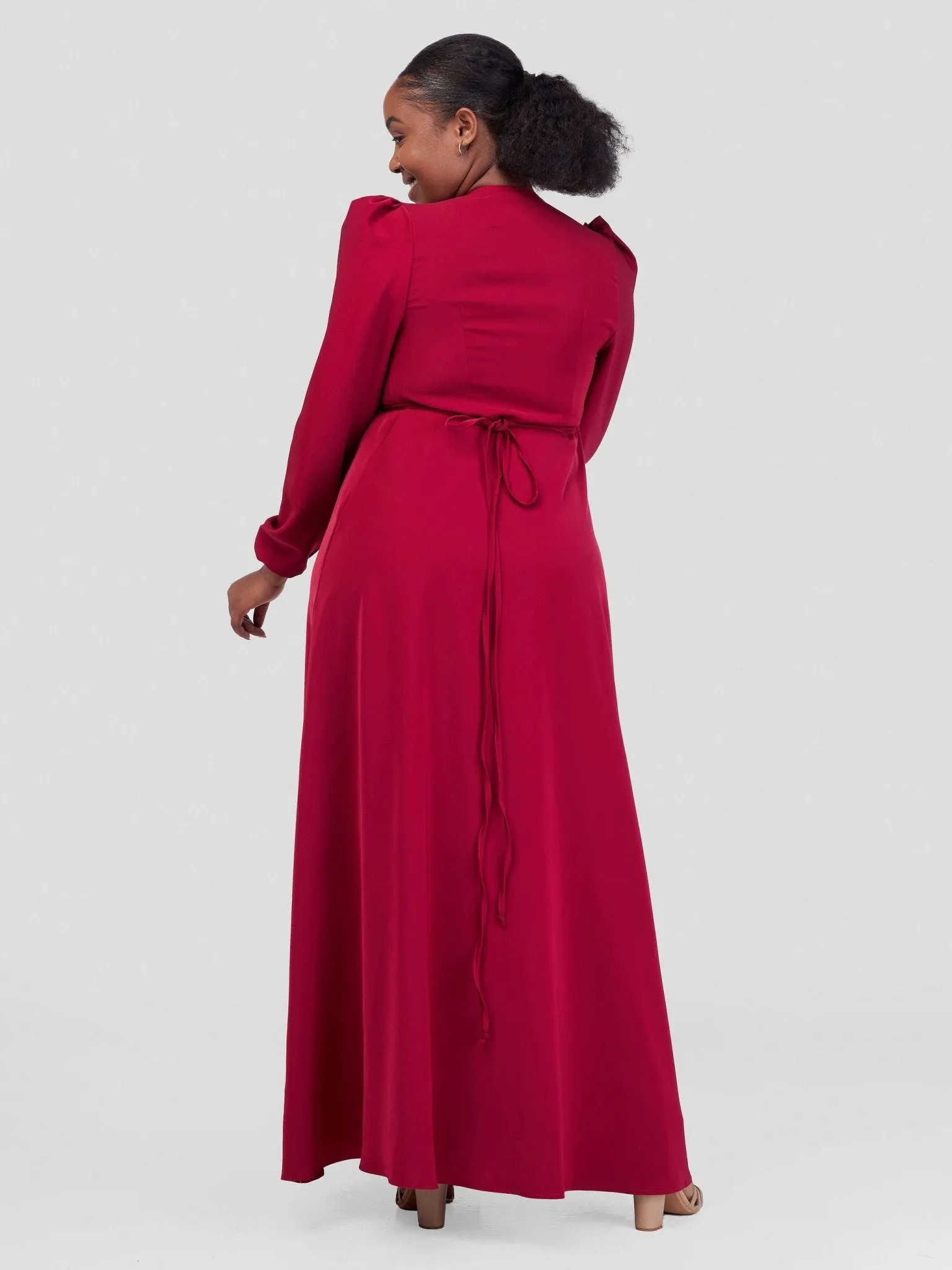 Zia Africa Santana Maxi Dress - Burgundy